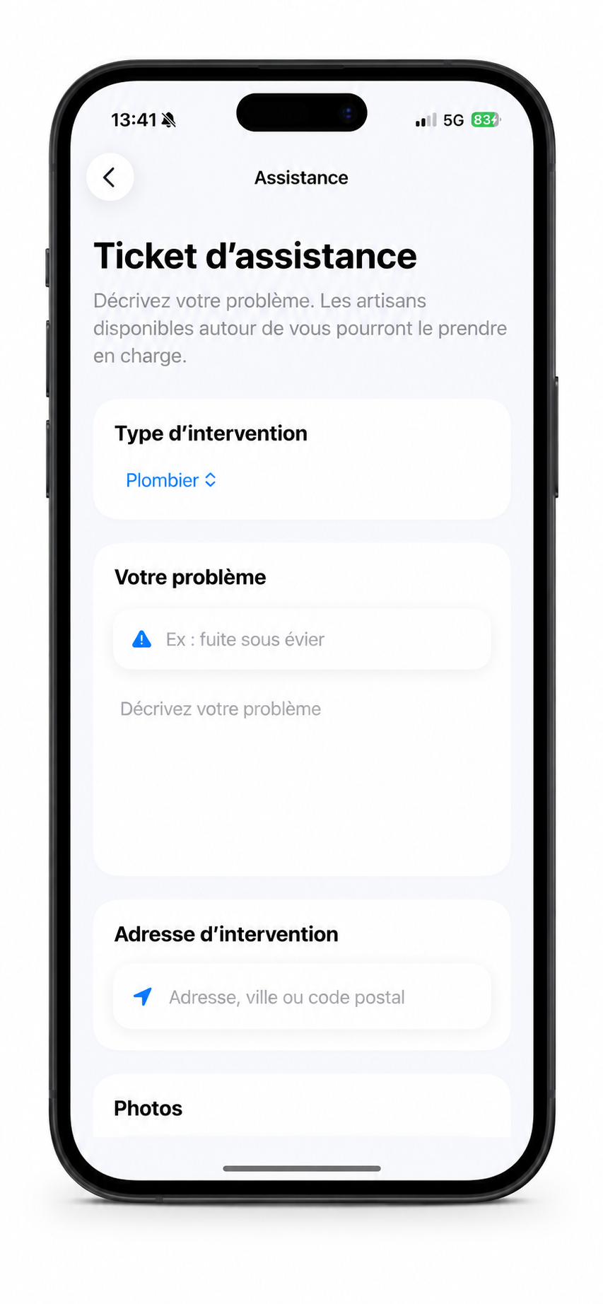 Ticket d’assistance